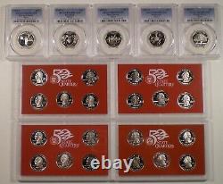 1999 2014 SILVER PROOF STATE TERRITORIES and AMERICA the BEAUTIFUL QUARTER SETS