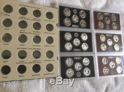 1999 2018 State/Territory/National Park Quarter P&D-S proof-S silver
