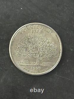 1999 P Connecticut State Quarter Rare Great Condition