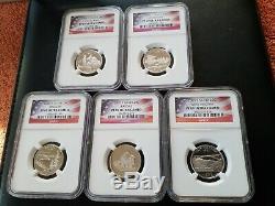 1999 S-2008 S SILVER STATE QUARTER SET NGC PF 69 ULTRA CAMEO 50 COINS WithBOXES