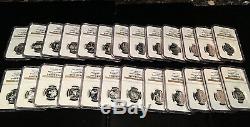 1999 S-2008 S SILVER STATE QUARTER SET NGC PF 69 ULTRA CAMEO 50 COINS WithBOX