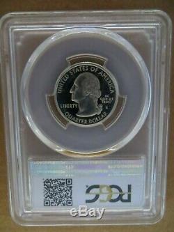 1999-S 25c Delaware SILVER State Blue Label Quarter Proof PCGS PR70DCAM