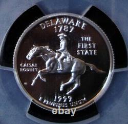1999-S Delaware Silver State Quarter PCGS PR 70 DCAM