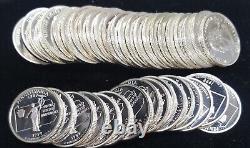 1999 S Pennsylvania State Quarter 90% Silver Proof Roll 40 US Coins GEM QUALITY