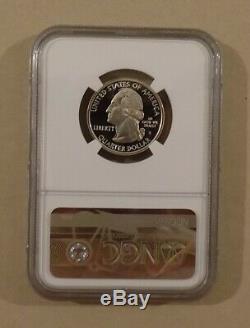 1999 S SILVER 25c STATE QUARTER SET NGC PF70 ULTRA CAMEO 5 COINS DELAWARE PA NJ