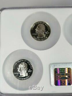 1999-S Silver Proof State Quarters Set 5 coins