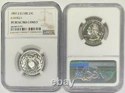 1999 S Silver Quarter 25c Georgia Ngc Pf 70 Ultra Cameo R5