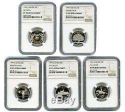 1999 S Silver Quarters Set Ngc Pf70 Ultra Cameo 4851508-026