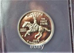 1999 S United States State Quarters Silver Set! Graded Pr70 By Icg