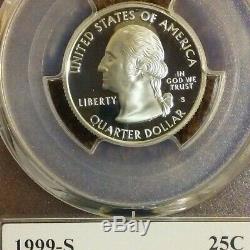 1999-S silver Delaware PCGS proof 70 DCAM flag label state quarter