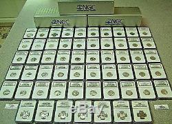 1999-S to 2008-S U. S. Silver State Quarter Proof Set 25c NGC PF70 UC with Bonuses