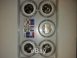 1999 Through 2008 50 US Silver quarter Set PCGS PR 69 DCAM