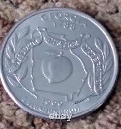 1999 Washington Georgia Quarter D Mint Mark