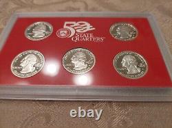 1999 silver proof quarter set (4) complete sets 90% silver