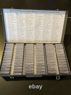 1999 thru 2009 Complete State Quarter Collection 224 Quarters. P, D, S & S-Silver