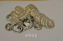 1 Roll 40 Gem Proof 90% Silver State/Territories Quarters Mixed Dates Item# 3364