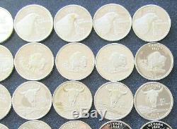 (1) Roll Mixed State Proof Quarters 90% Silver Coins $10 Face Value #1777