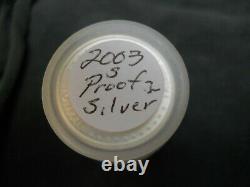 1 Roll Of 2003-s Proof Silver Quarters. 40 C0ins. Combine Shipping
