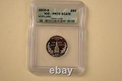 2000S State Clad Quarters DCAM 70 -MA/MD/SC/NH/VA