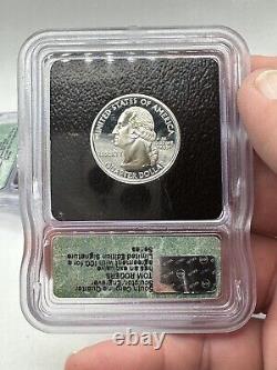 2000 & 2001 S ICG Signature State silver proof Quarter Series