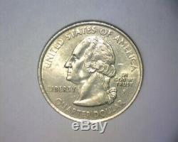 2000 P Washington Quarter, MISSING REVERSE CLAD LAYER, N. H. STATE US ERROR COIN