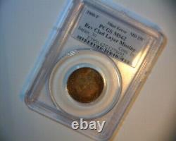 2000 P Washington Quarter Missing Reverse Clad Layer, Md. State Us Error Coin
