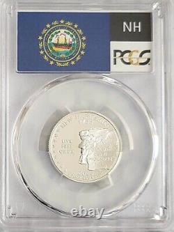 2000 S 25C Silver New Hampshire Quarter Proof Flag Label PCGS PR70DCAM