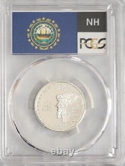 2000-S 25c New Hampshire Silver Quarter Proof PCGS PR70DCAM State Flag Label