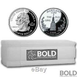 2000-S Silver Proof State Quarter Roll (40 Coins) MARYLAND