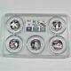 2000 S Silver State Quarters Pcgs Graded Proof 69 Deep Cameo 5 Coin Set