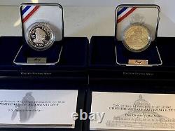 2000- Silver-Clad-Commemorative-UNC- Proof Quarter Set PCGS Graded PR69 DCAM