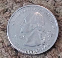 2000 Virginia Quarter P Mint Mark Errors Mint Strike Across E Pluribus Unum