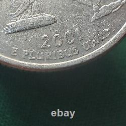 2001 D New York State Quarter Double Die error rare coins Error Coins