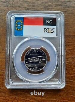 2001 North Carolina Quarters X 6, Silver X 3 Reg. X 1 PCGS PR70DCAM MS 67 P & D