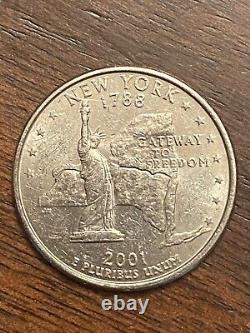 2001-P 25C New York State Quarter
