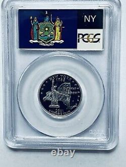2001-S New York Statehood Silver Quarter PCGS PR70DCAM