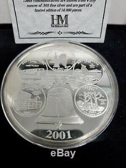 2001 Washington State Quarter 4 Troy oz Silver Quarter