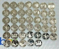 2002-2003 S State Quarter Roll Gem Deep Cameo 90% Silver Proof 40 US Coins M73