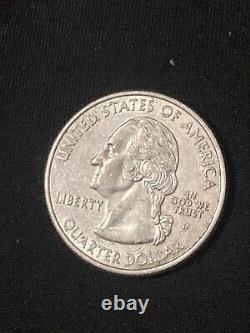 2002 D indiana state quarter silver