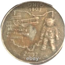 2002 Ohio 1803 State Quarter Black Beauty Improperly Annealed. A Special Error