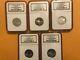 2003 S Complete 5 Coin Silver State Quarter Proof Set NGC Graded PF70 UCAM