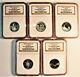 2003 S Set State Quarters! Lot Of 5 Graded By Ngc In Pf70 Ultra Cameo