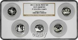 2003-S Silver Proof Set + Silver Proof State Quarters Set NGC PR 69 ULTRA CAMEO