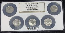 2003 S Silver Proof Set State Quarters Pf 69 Ultra Cameo