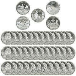 2003 S State Quarter Roll Gem Deep Cameo 90% Silver Proof 40 US Coins