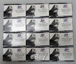 2004-2007 US Mint Silver Proof State Quarters Lot of 12- Sets