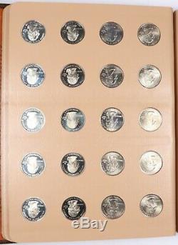 2004-2008 P/D/S Proof Statehood Quarter Dansco 100 Coins with Silver Proofs