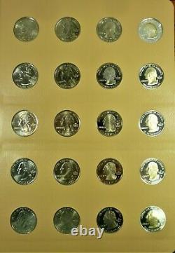 2004 2008 Statehood Quarter 100 Coin Set US Mint P & D, Proof, Silver Proof