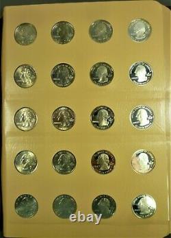 2004 2008 Statehood Quarter 100 Coin Set US Mint P & D, Proof, Silver Proof