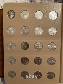 2004-2008 Washington Statehood Quarters with Proofs 8144 Dansco Album 100 Coins